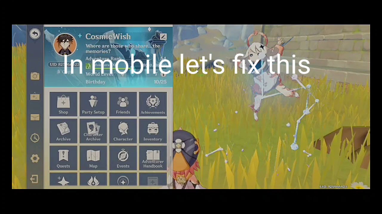 How to fix audio issue in genshin impact while recording on android/mobile