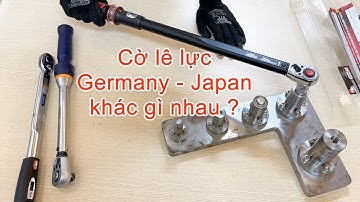 So sánh cờ lê lực cao cấp của Đức và Nhật? Cách sử dụng cờ lê lực hiệu quả và bền nhất | Unitools