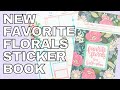 New Favorite Florals Sticker Book | Kell of a Plan | Flip Through &amp; Plan With Me