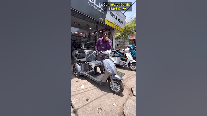 Three Wheeler Electric Scooter | Hindustan 🇮🇳 Ka Apna Updated 3 Wheeler EV Scooter