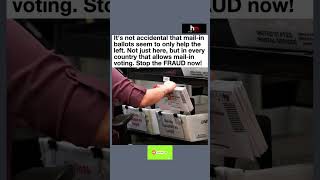 Mail-In Ballots Only Help the Left Viral Image Claims FRAUD – Here’s the Truth #politics #hellno