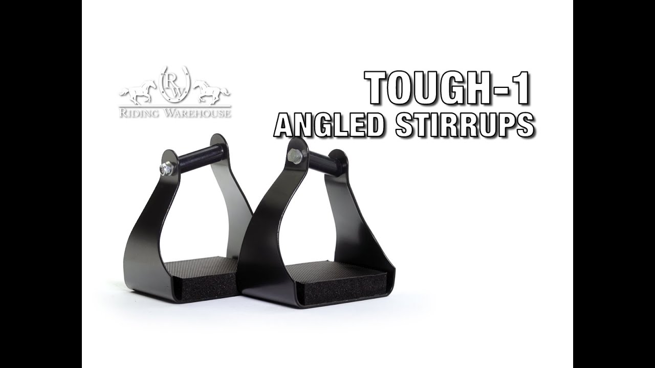 Tough1 Angled Aluminum Endurance Trail Stirrups YouTube