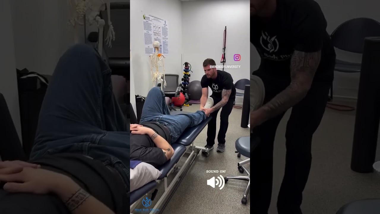 Hip distraction / Leg pull 