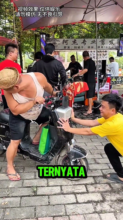 This guy thought his motorbike was broken. Turns out it was.....‼️😱#shortvideo