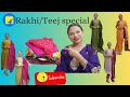 Flipkart ☘️sawan/Hariyali Teej special saree,kurta pant Dupatta sets and anarkali kurti, saree haul