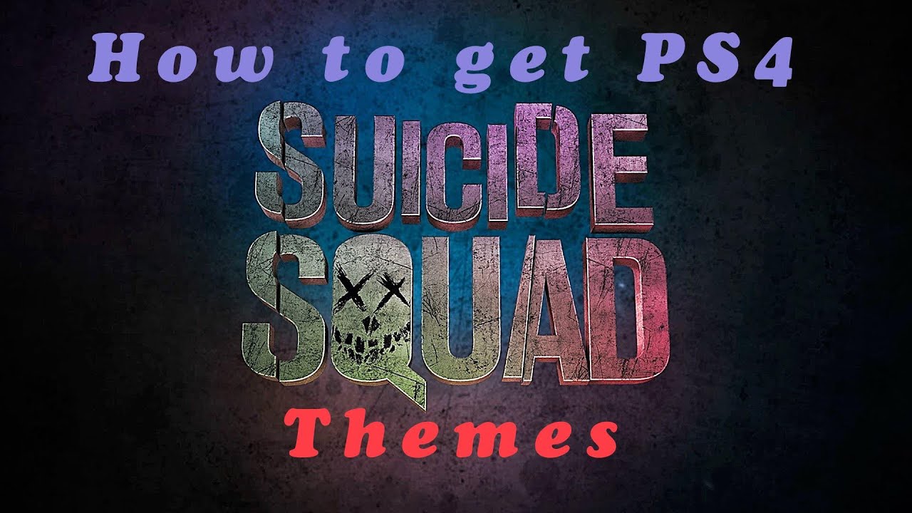 PS4 Theme : Suicide Squad Free Dynamic Theme Video in 60FPS