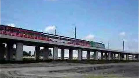 Traxx op HSL-Zuid bij Zoetermeer