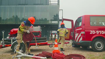 Grote Oefening bij Defensie CBRN Centrum in Vught - Jeugdbrandweer