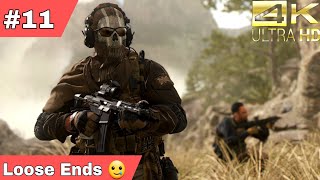 Modern Warfare 2 Cdanaign Remastered Loose Ends Gameplay Walkthrough Part 11 Cod Mw2 Remastered 4k