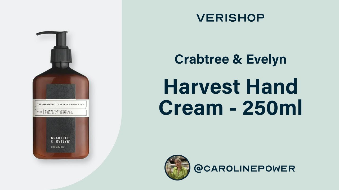 Crabtree & Evelyn Harvest Hand Cream 250ml Review YouTube