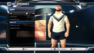 Official Rugby League Live 2 Player Creator