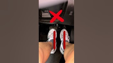 89% of drivers have wrong foot posture when driving!#driving #tips #howto #manual #skills #car