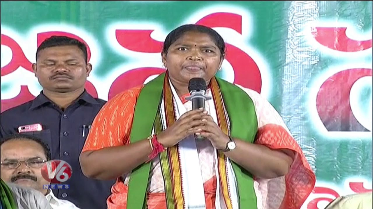 Mulugu MLA Seethakka Speech On Podu Lands Issue In Eturnagaram | V6 News