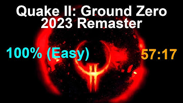 Quake II: Ground Zero (2023) - 100% (Easy) speedrun in 57:17