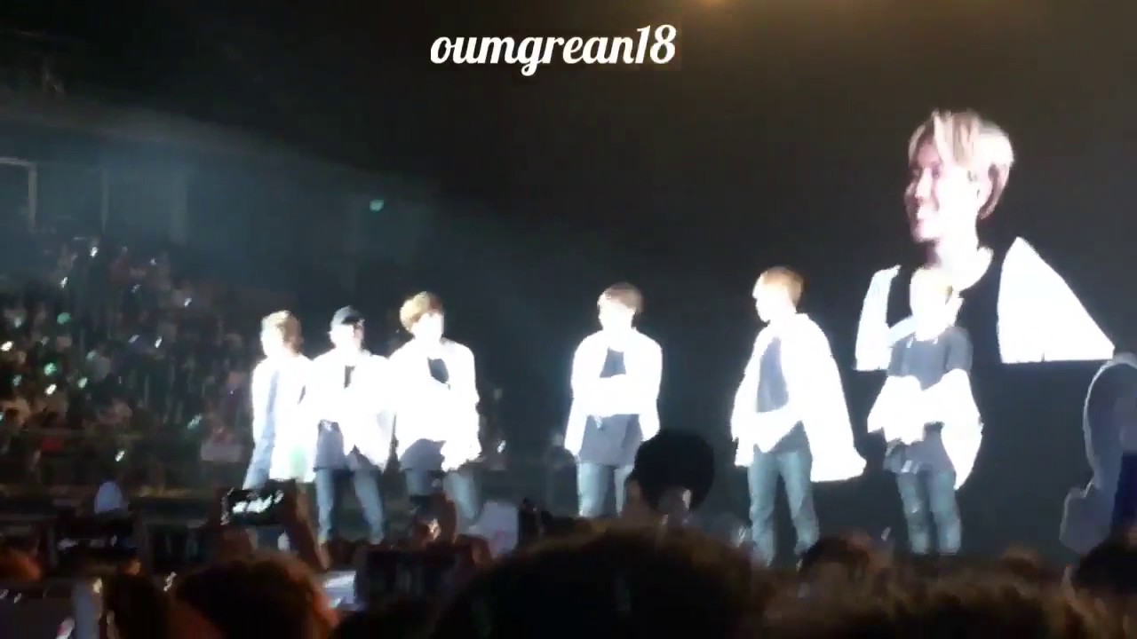 [170423] BTS The Wings Tour in Bangkok Day 2 - Last Talk Fancam - YouTube
