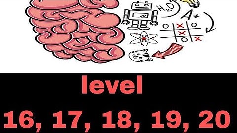 brain test level 16,17,18,19,20 walkthrough complete puzzle solve game