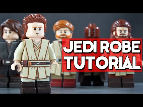 LEGO Customizing Tutorial: How to Make JEDI ROBES for your Minifigures!