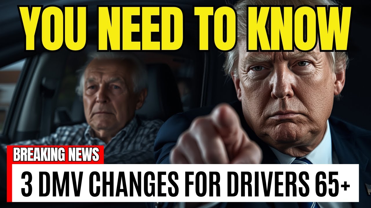 BREAKING! If You’re 65+, These 3 DMV Rule Changes Could Affect Your License