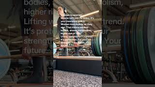 Lift for your future, not just your body. #strengthtraining #weightlifting