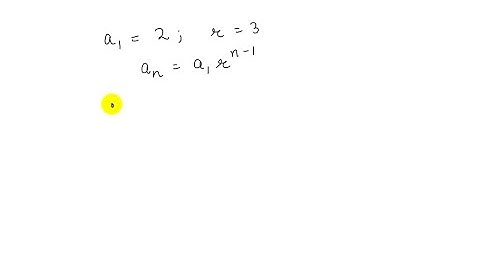 find the fifth term and the nth term of the geometric sequence whose initial term a1 and common rat…