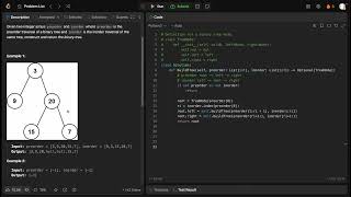 Leetcode 105 - Construct Binary Tree from Preorder and Inorder Traversal - Python