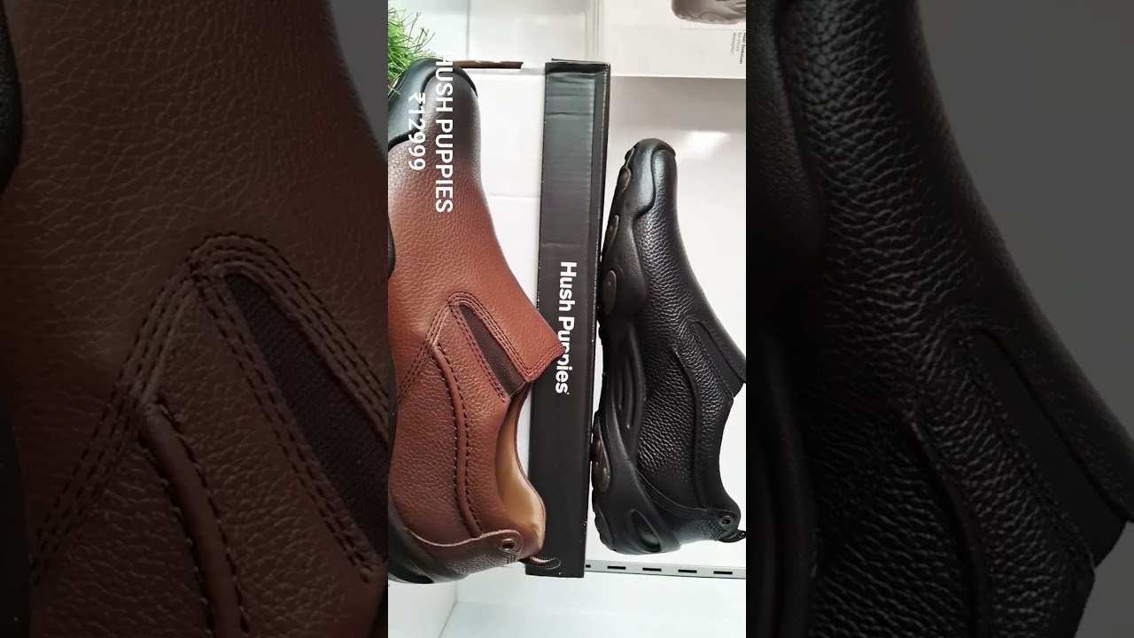 Hush puppies shoes pure grain leather better breath ability and better comfortable and longlasting