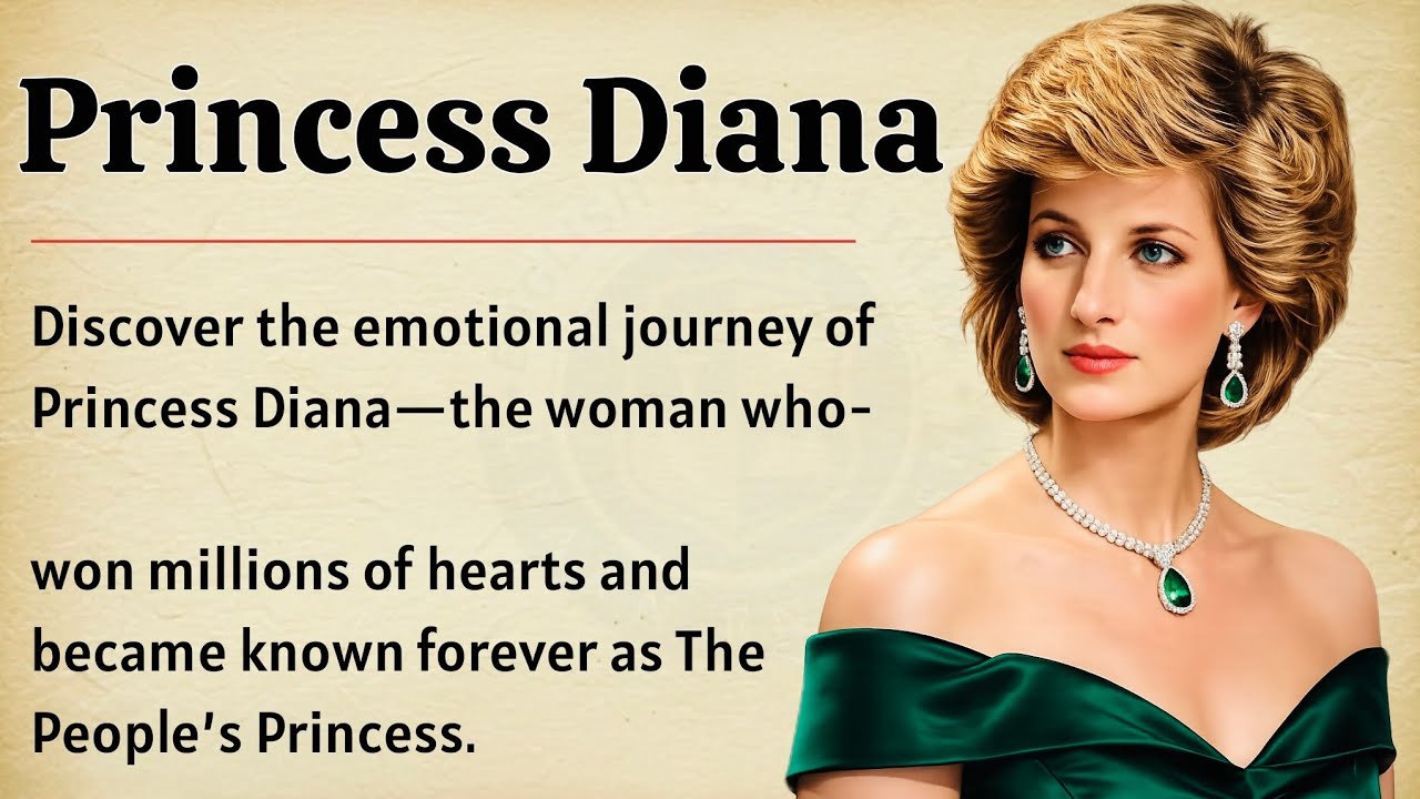 Princess Diana’s Life Story | The People’s Princess Who Touched the World | Learn English With Story