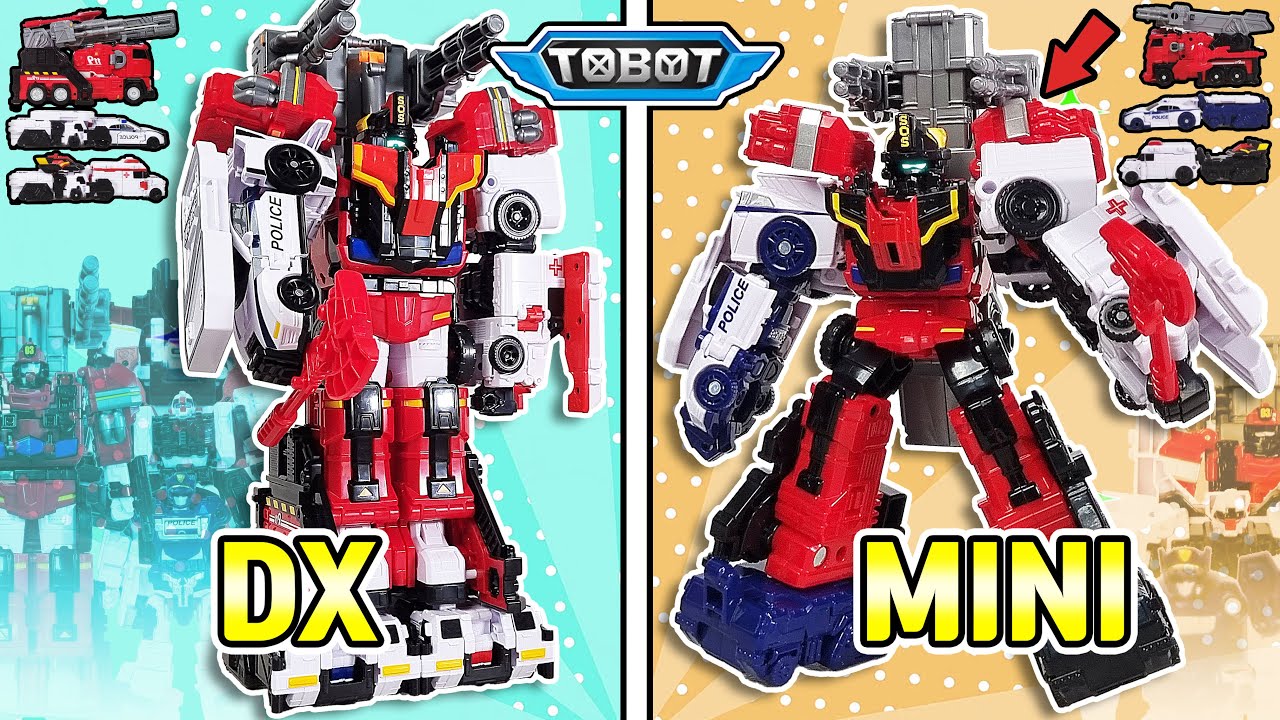 DX와 MINI는 뭐가 다를까? [또봇 : 미니 닥쎈붐 SOS 5단합체 리뷰]