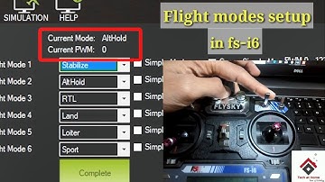 Flysky fsi6 3-mode switch setup | Flight Modes setup in mission planner [Altitude hold,RTL,flip]