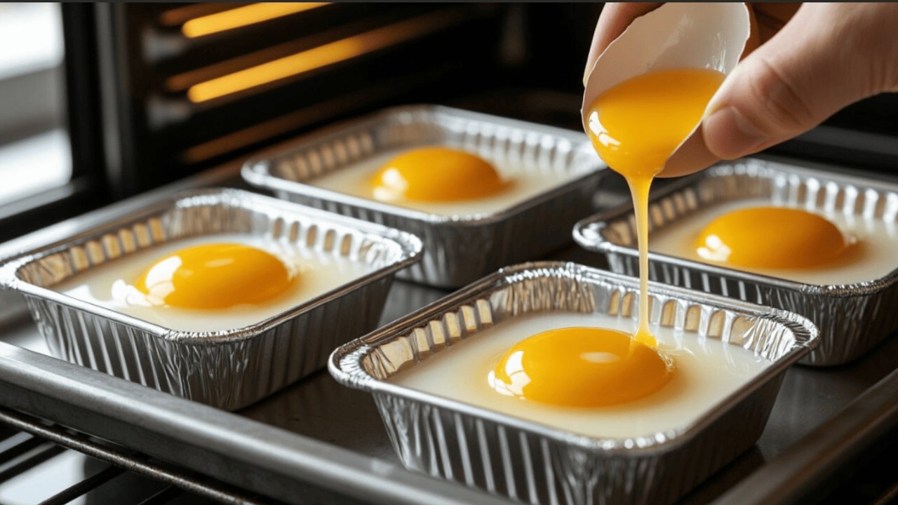 Я положила СЫРЫЕ ЯЙЦА в форму...И вот что из этого получилось!😳