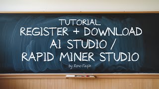 Download dan Install AI Studio / RapidMiner - Mudah & Cepat!
