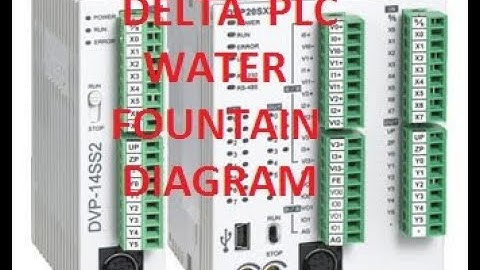 DELTA PLC WATER FOUNTAIN PLC CONTROL DIAGRAM . FOR 7 NOZZLE.