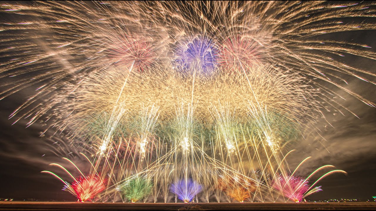 4k 令和3年度 常総きぬ川花火大会 特別版 Joso Kinugawa Fireworks Display Special Edition Shot On Bmpcc6k Youtube