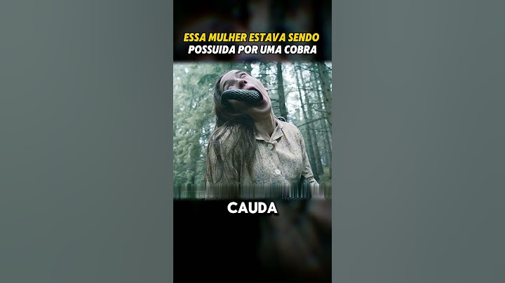 😲mulher estava sendo possuída por uma cobra  #shorts