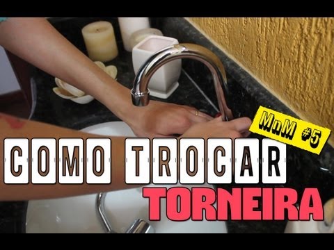 Como trocar uma torneira
