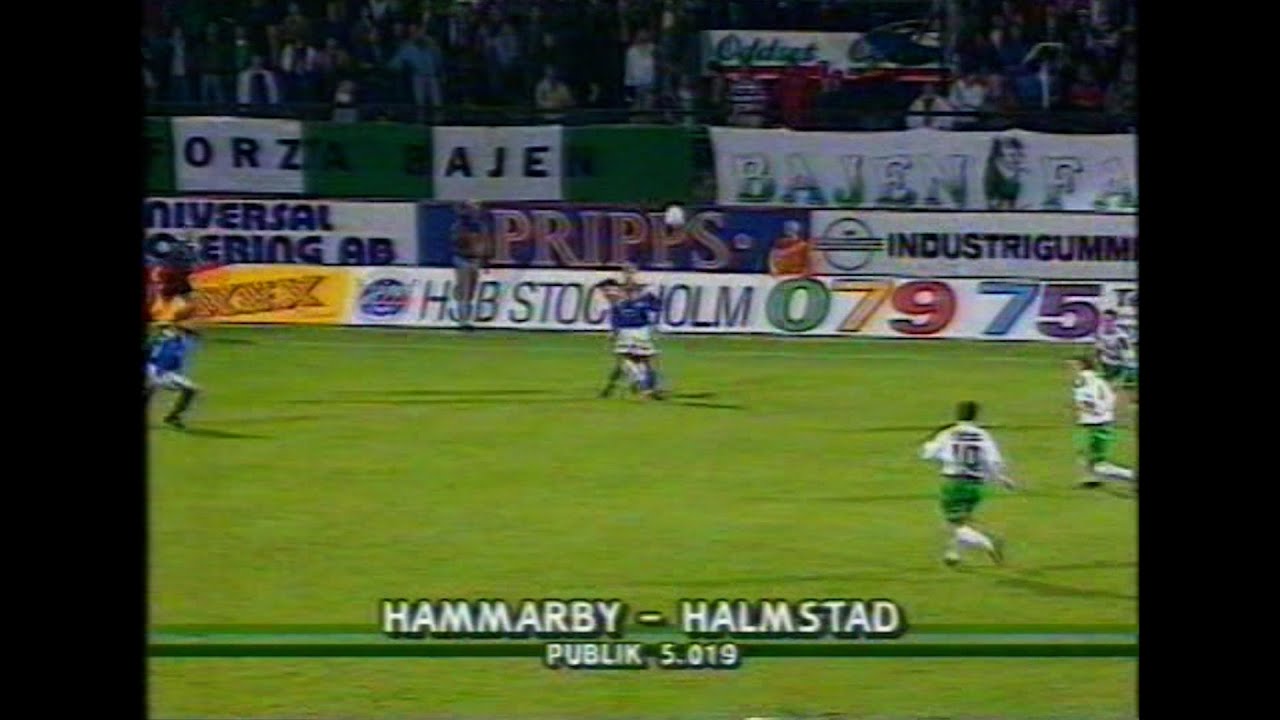 Hammarby IF - Halmstads BK (Allsvenskan 1995)
