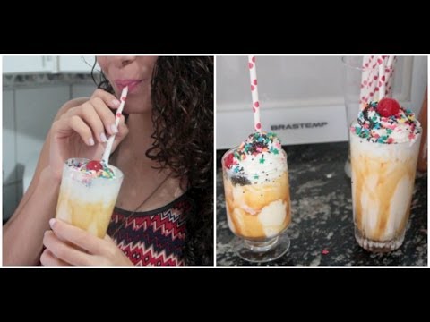 Vídeo: Receita De Milkshake De Sorvete De Banana