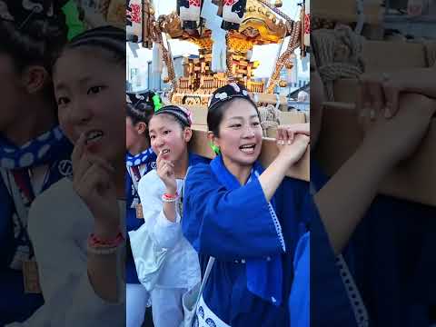 ​【八重垣神社祇園祭2025】東本町女神輿！美しい担ぎ手たちが魅せる渡御！