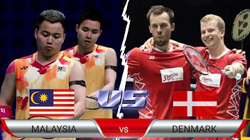 Badminton Kim Astrup/Anders Rasmussen (DENMARK) vs (MALAYSIA) Aaron Chia/Soh Wooi Yik