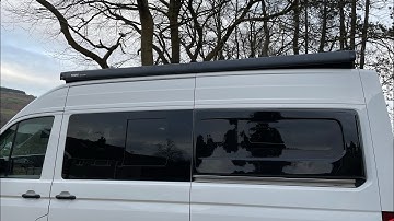 Thule Omnistor awning installation VW Crafter 2018.