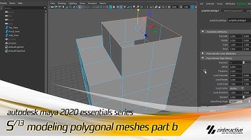 How to Model Polygonal Meshes in Maya? | Autodesk Maya Essentials Series | Lesson 5/13 - Part B