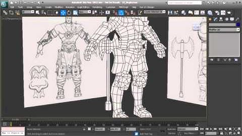 Modeling Low Polygon Game Characters in 3ds Max clip145