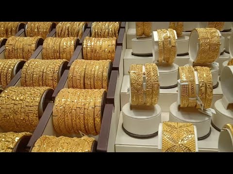 Dubai Gold Market || Huge Collection of Bangles Design 2019