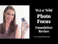Wet n&#39; Wild Photofocus Foundation Review - NON-BEAUTY BLOGGER