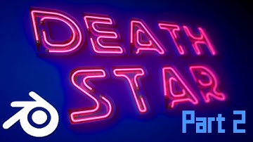 Create Easy Neon Sign 3D Text in Blender 2.8 Part 2 - Blender Beginner Tutorial - Step By Step