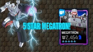 5-Star Megatron Rank Up And Gameplay! Shockwave Synergy ROCKS! | Transformers Forged To Fight