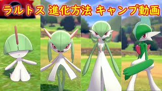 ラルトス キルリア サーナイト エルレイド 進化方法 攻略 キャンプで遊ぶ ポケモン ソード シールド ポケモン剣盾 Youtube