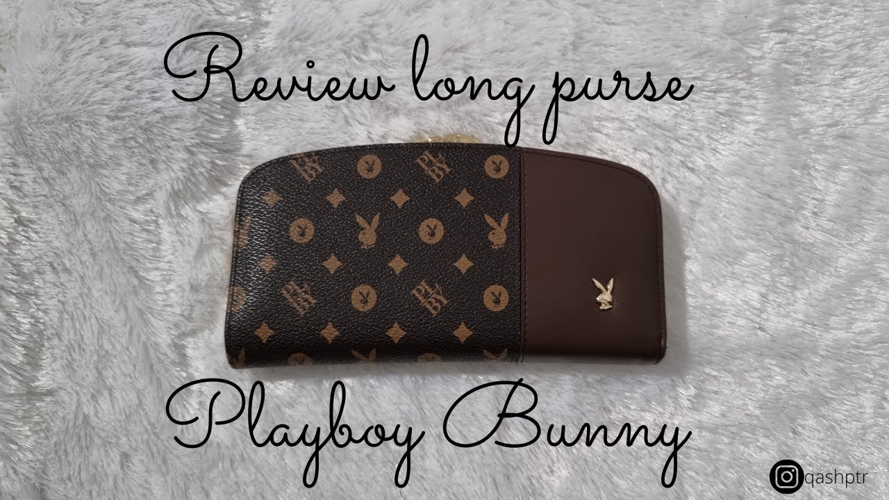 Review Playboy Bunny Women's RFID Blocking Long Purse 