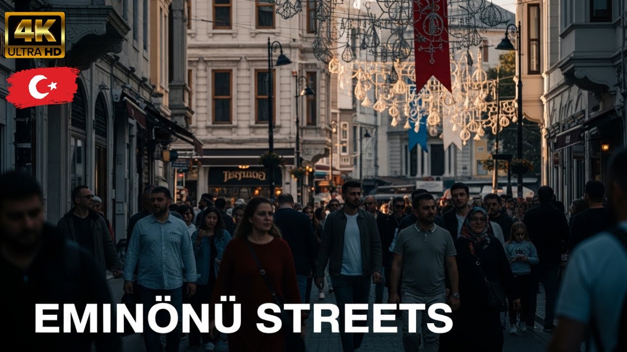 Eminönü Istanbul Street Walk 🇹🇷 | Historic Old City Atmosphere 4K  #walkingtour #asmrvideo