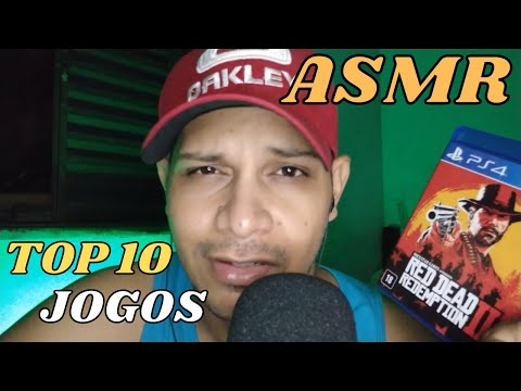 ASMR TOP 10 JOGOS QUE EU MAIS GOSTO (PS4/XBOX 360) ASMR PARA RELAXAR E DORMIR